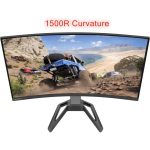⁦מסך מחשב קעור Lenovo G32qc-30 VA 31.5'' 165Hz WQHD AMD FreeSync 66F2GAC1IS⁩ – תמונה ⁦3⁩