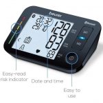 ⁦מד לחץ דם לזרוע כולל Bluetooth לחיבור לטלפון הנייד Beurer BM54⁩ – תמונה ⁦2⁩
