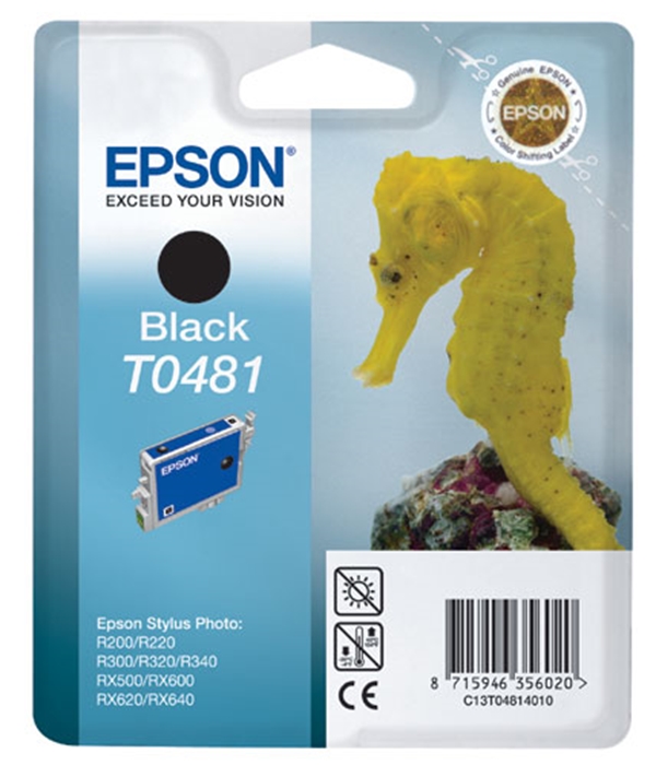 ראש דיו תואם שחור EPSON T0481