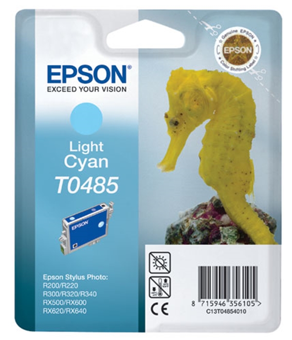 ראש דיו תואם כחול בהיר EPSON T0485