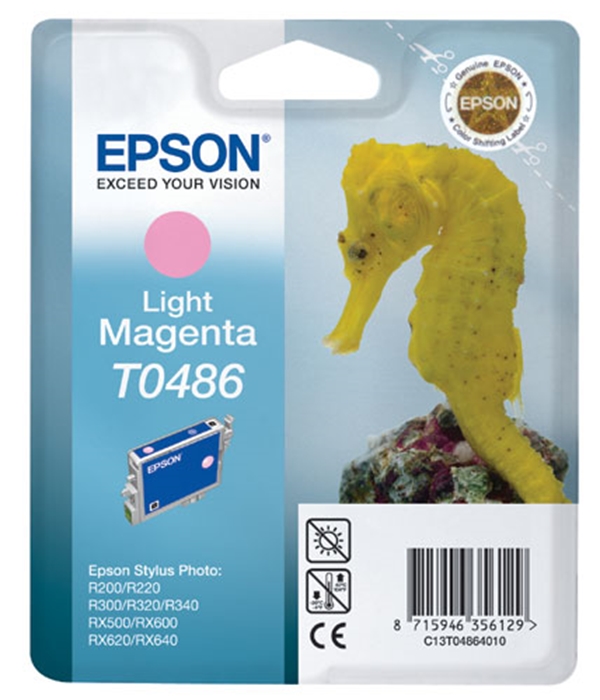 ראש דיו תואם אדום בהיר EPSON T0486