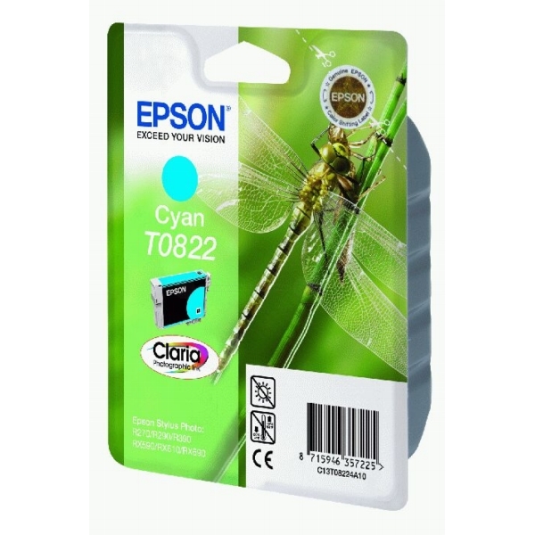 ראש דיו תואם כחול EPSON T0822