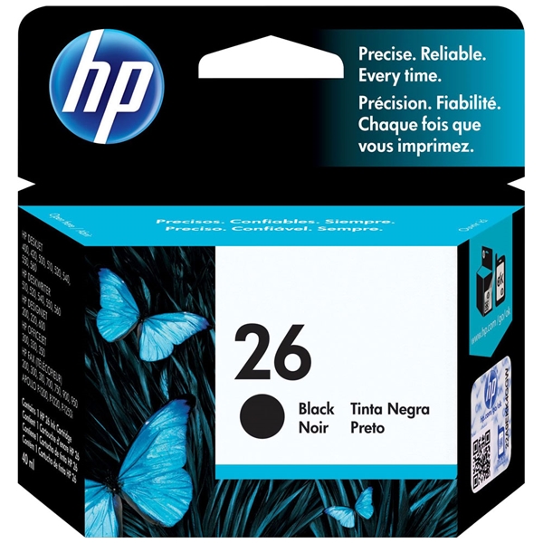 ראש דיו תואם שחור HP26 51626AE