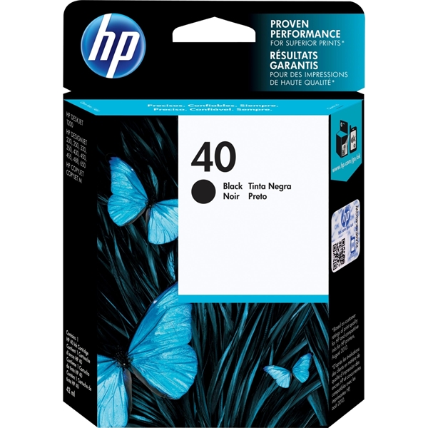 ראש דיו תואם שחור HP40 51640AE