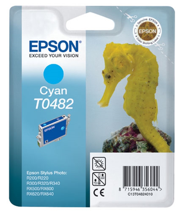 ראש דיו מקורי כחול EPSON T0482
