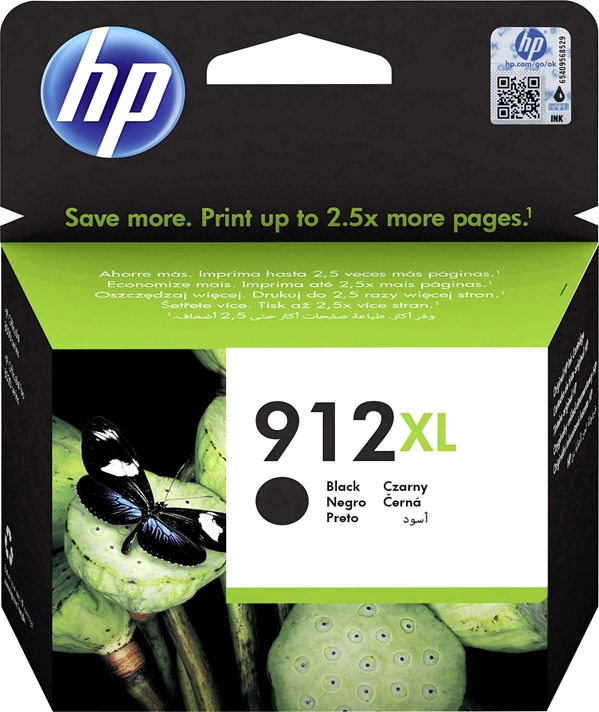 ראש דיו מקורי שחור ל-825 דף HP 912XL 3YL84AE