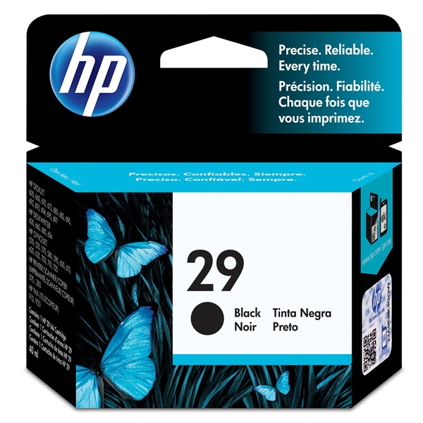 ראש דיו מקורי שחור HP29 51629AE