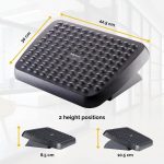 ⁦הדום משרדי לרגלייםFellowes Standard Foot Rest⁩ – תמונה ⁦3⁩