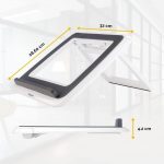 ⁦מעמד למחשב נייד בצבע לבן Fellowes I-Spire Series™ Laptop Quick Lift⁩ – תמונה ⁦2⁩