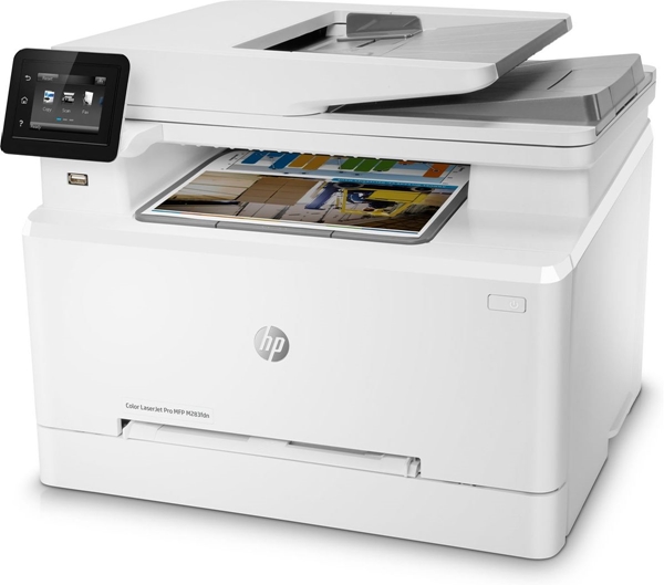 מדפסת לייזר משולבת צבעונית  HP HP color Laserjet M283fdn - 7KW74A