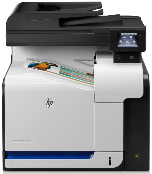 מדפסת לייזר משולבת צבעונית  HP LaserJet Pro 500 Color MFP M570dn