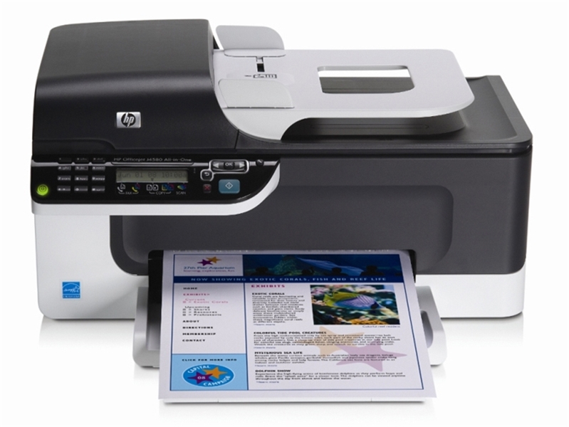מדפסת הזרקת דיו HP Officejet J4580