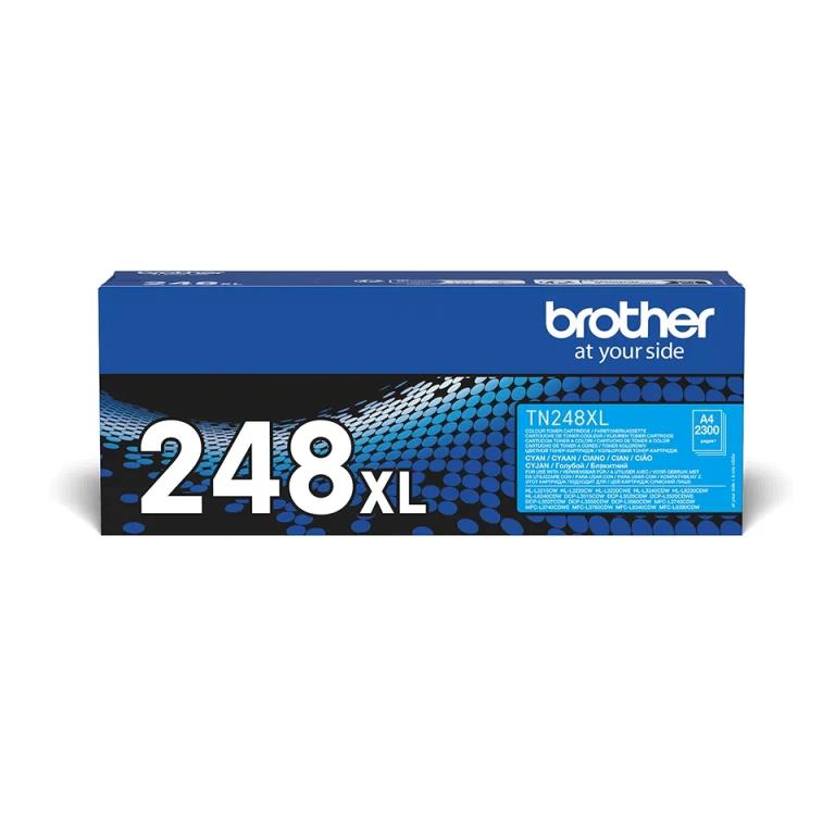טונר כחול מקורי 2300 דף Brother TN-248XLC