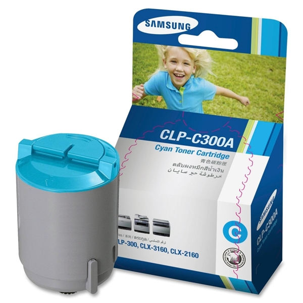 טונר כחול מקורי Samsung CLP-C300A